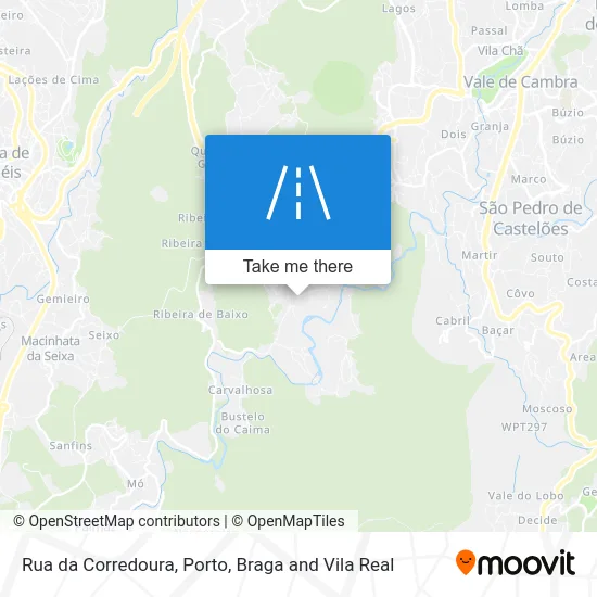 Rua da Corredoura map