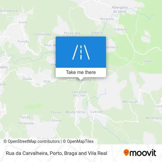 Rua da Carvalheira map