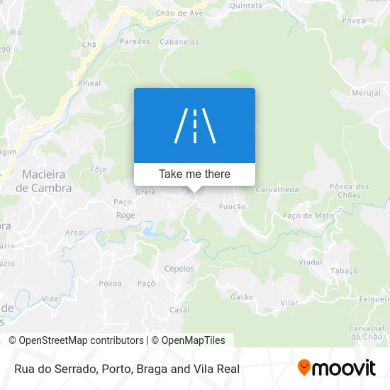 Rua do Serrado map