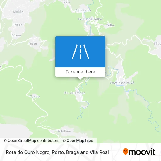 Rota do Ouro Negro map