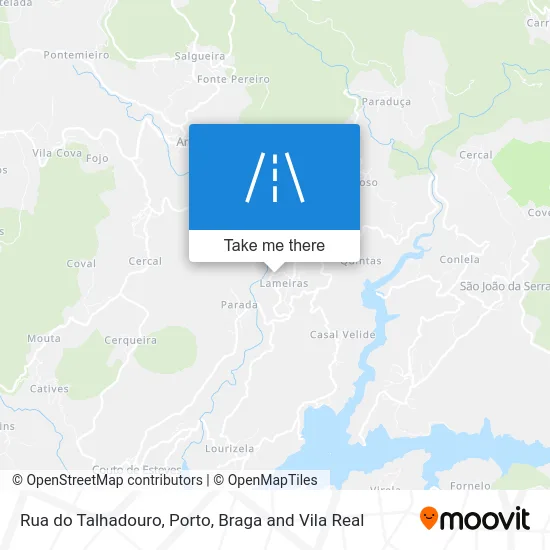 Rua do Talhadouro map