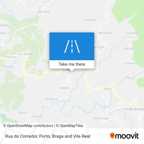 Rua do Corredor map