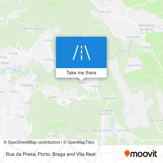 Rua da Presa map