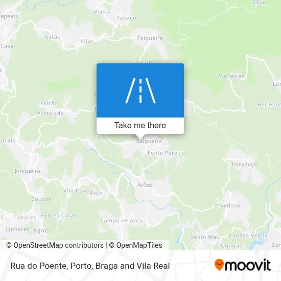 Rua do Poente map