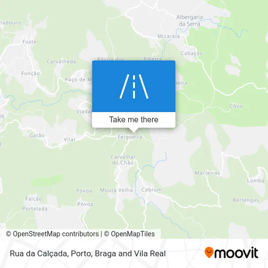 Rua da Calçada map