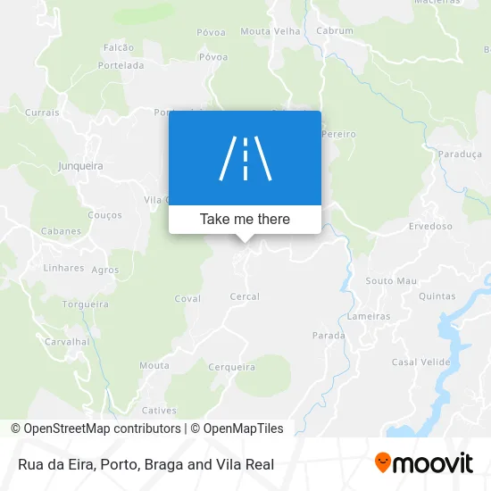 Rua da Eira map