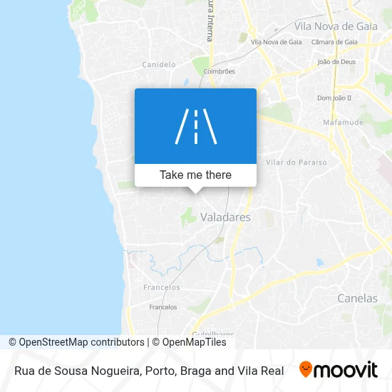 Rua de Sousa Nogueira map