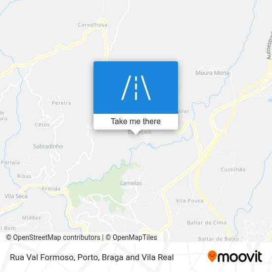 Rua Val Formoso map