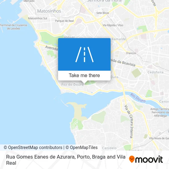 Rua Gomes Eanes de Azurara map