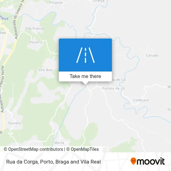 Rua da Corga map