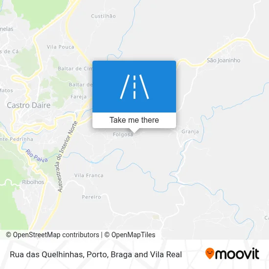 Rua das Quelhinhas map
