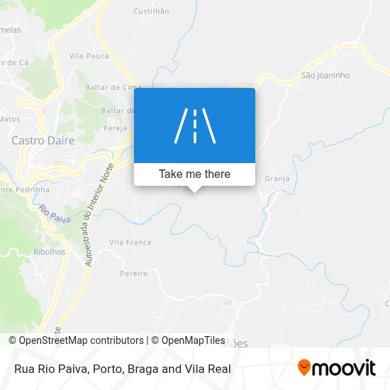 Rua Rio Paiva map