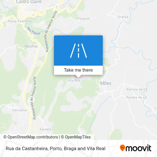 Rua da Castanheira map