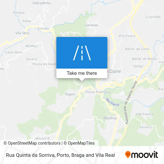 Rua Quinta da Sorriva map