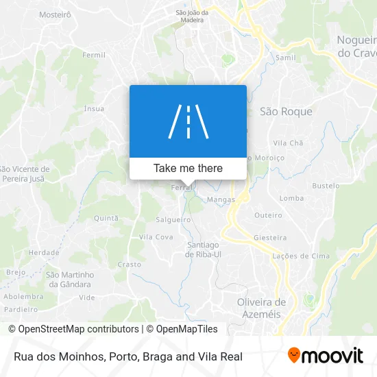 Rua dos Moinhos map