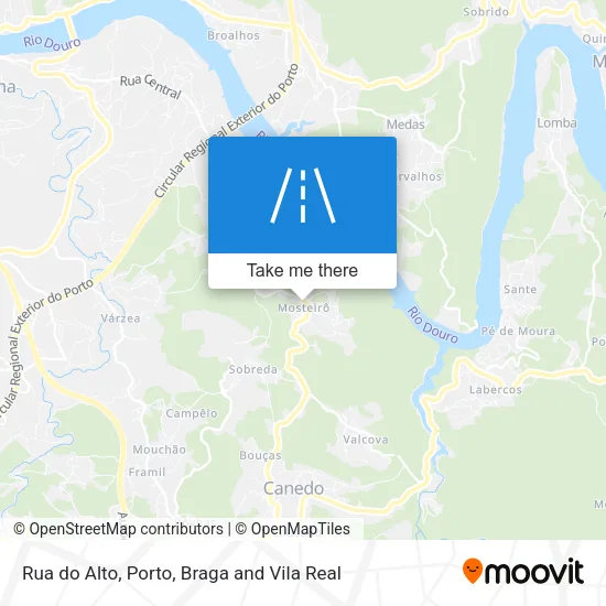 Rua do Alto map