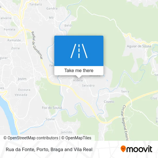 Rua da Fonte map