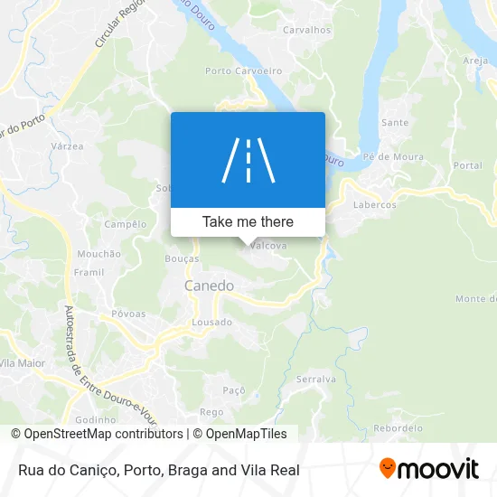 Rua do Caniço map