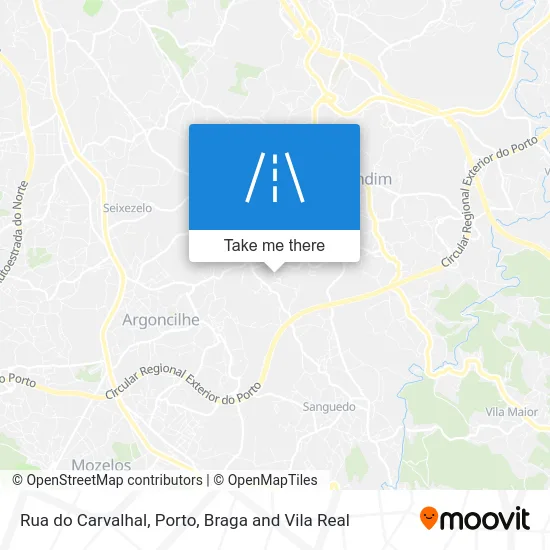 Rua do Carvalhal map
