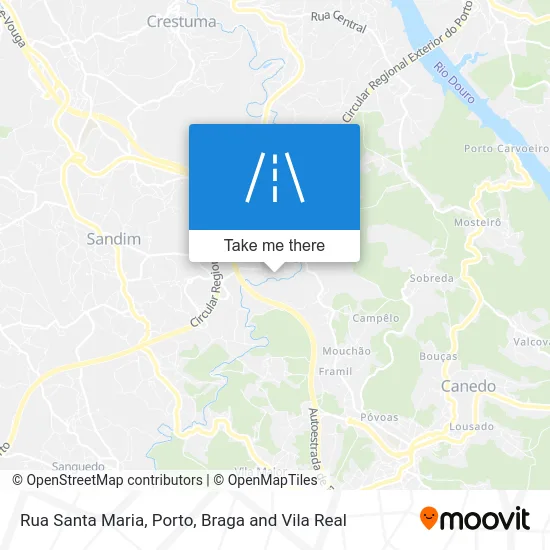 Rua Santa Maria map