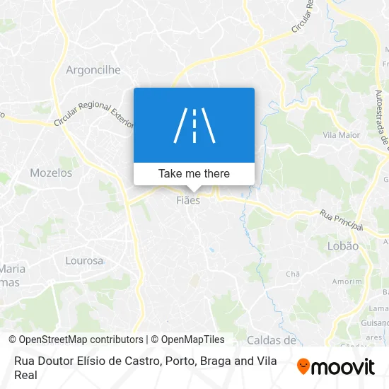 Rua Doutor Elísio de Castro map