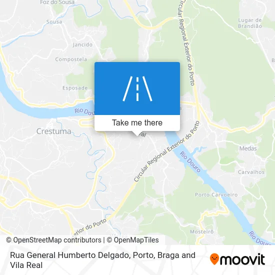 Rua General Humberto Delgado map