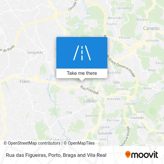 Rua das Figueiras map
