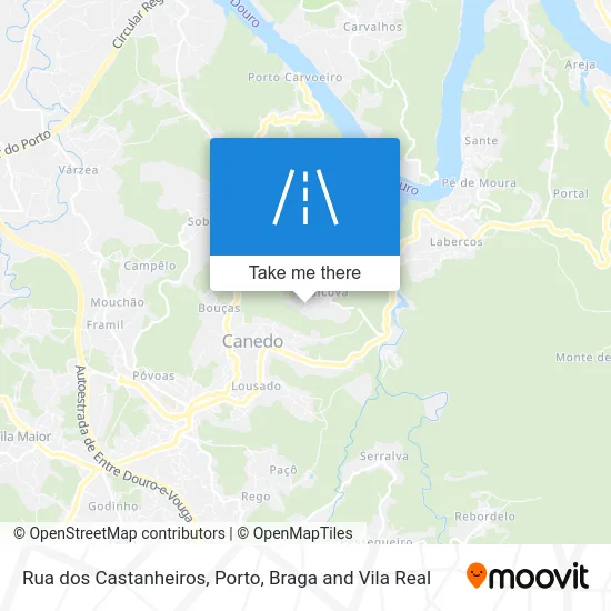Rua dos Castanheiros map