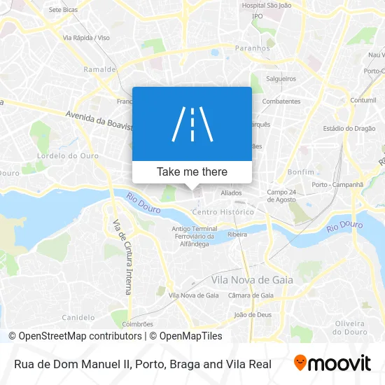 Rua de Dom Manuel II map