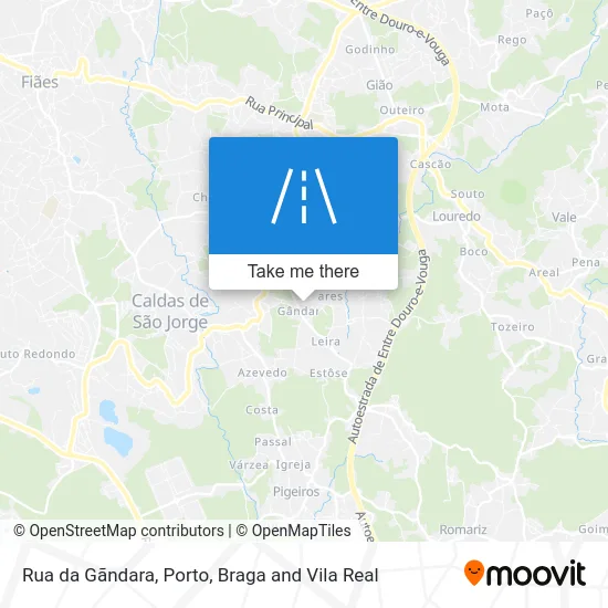 Rua da Gãndara map