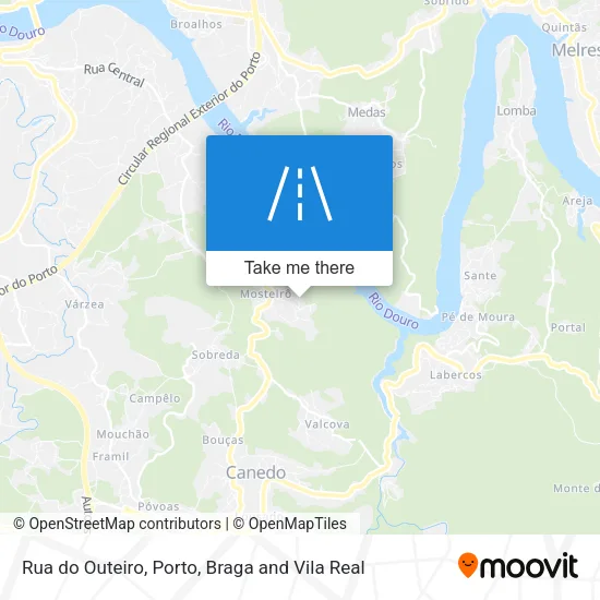 Rua do Outeiro map
