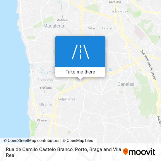 Rua de Camilo Castelo Branco map