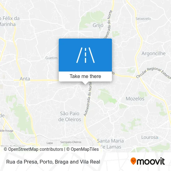 Rua da Presa map