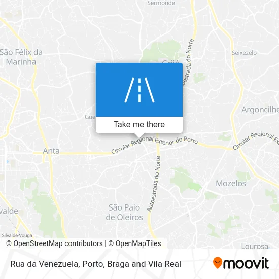 Rua da Venezuela map