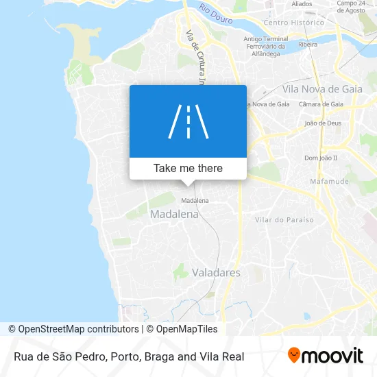 Rua de São Pedro map