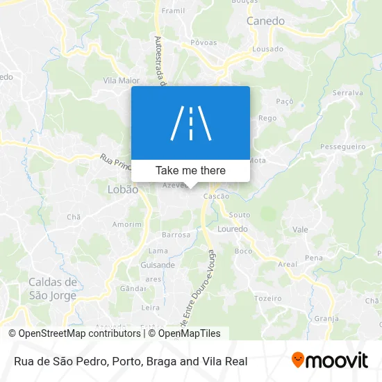 Rua de São Pedro map