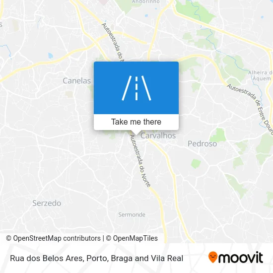 Rua dos Belos Ares map