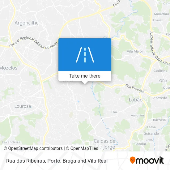 Rua das Ribeiras map