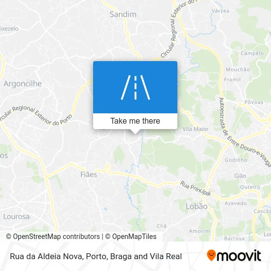Rua da Aldeia Nova map