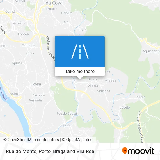 Rua do Monte map