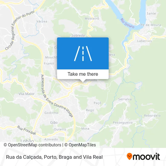 Rua da Calçada map