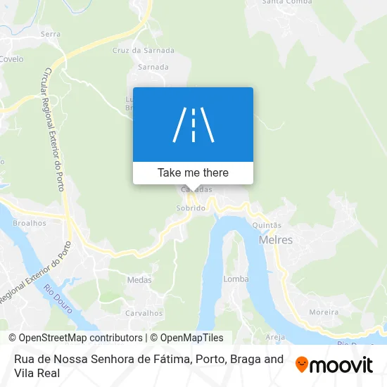 Rua de Nossa Senhora de Fátima map