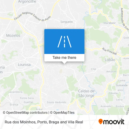 Rua dos Moinhos map