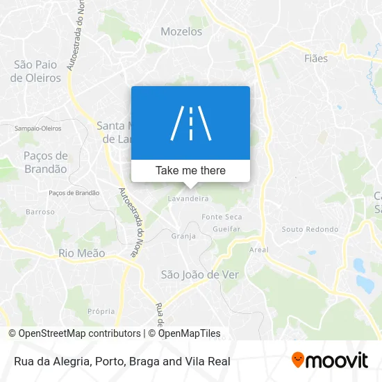 Rua da Alegria map