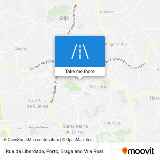 Rua da Liberdade map