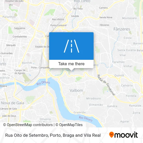 Rua Oito de Setembro map