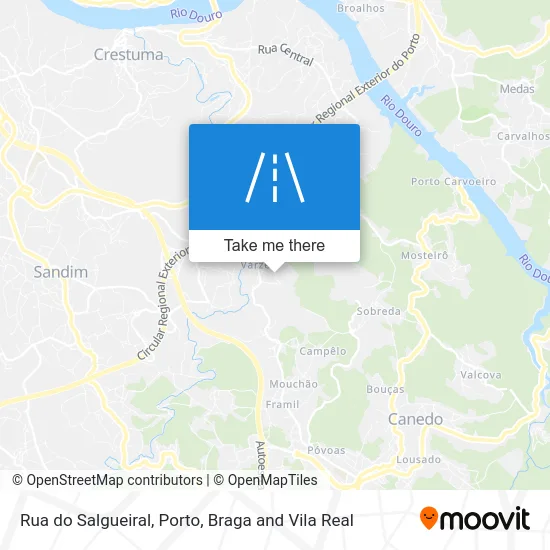 Rua do Salgueiral map