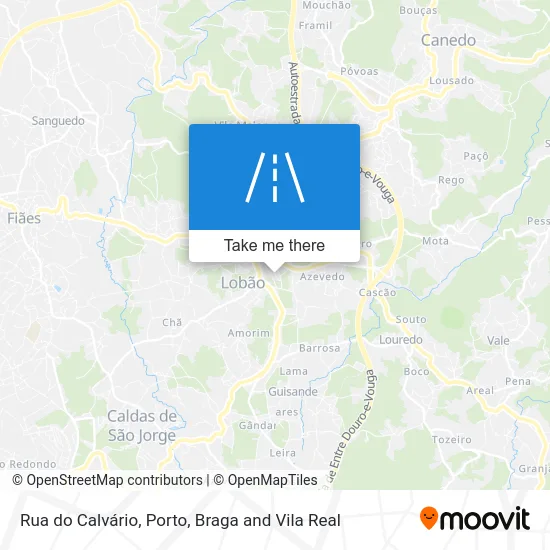 Rua do Calvário map