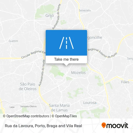 Rua da Lavoura map