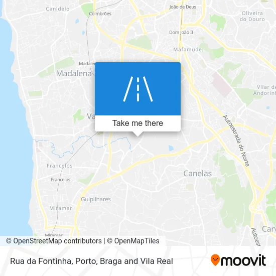 Rua da Fontinha map